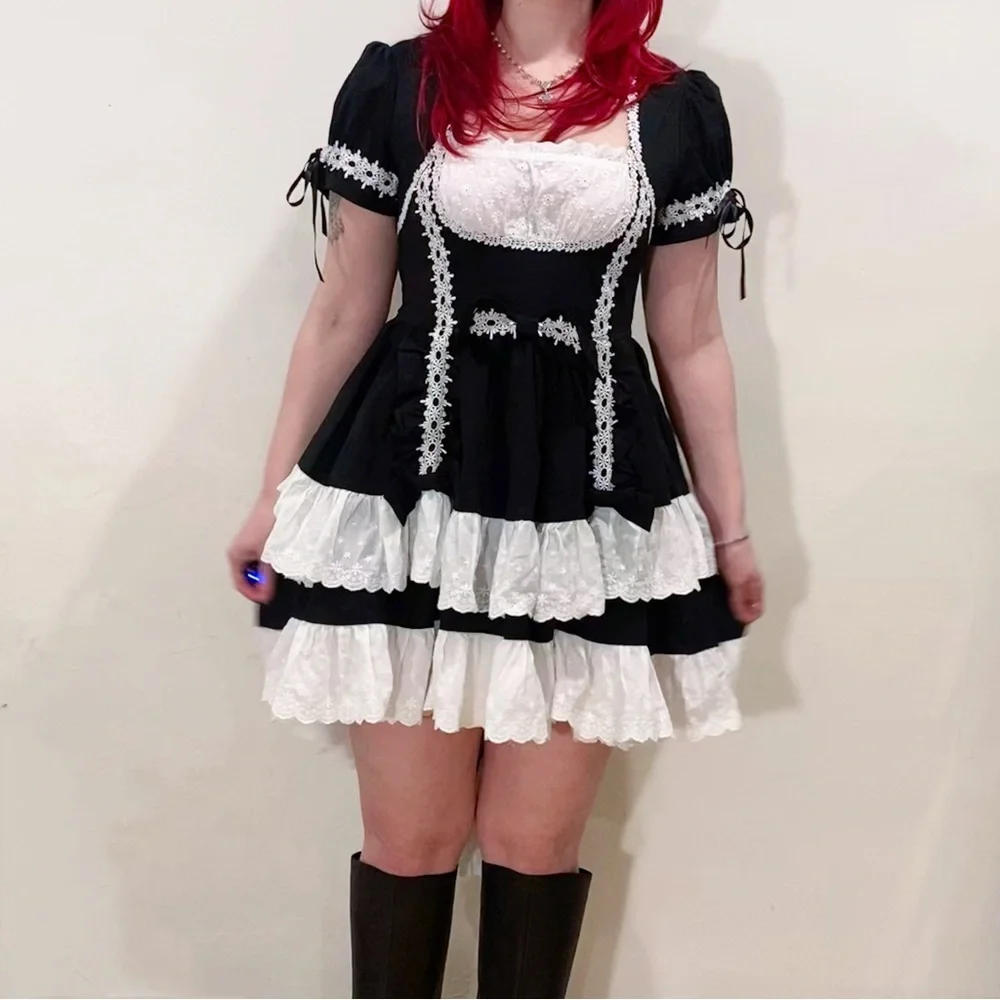 NWT Sugar thrillz maid dress - Picture 2 of 4